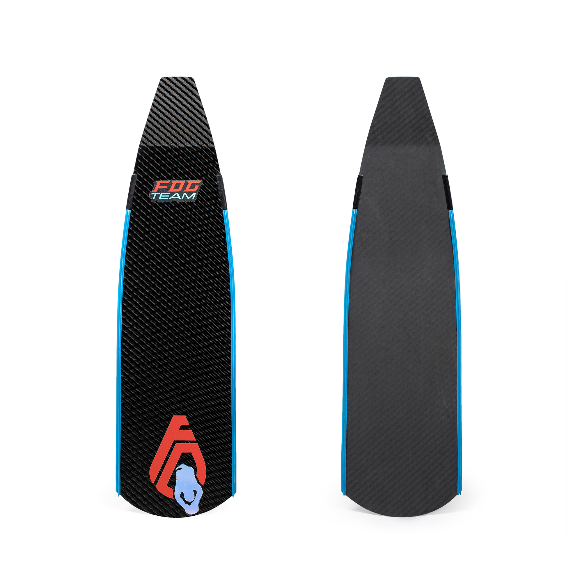 CYANIC (Ocean Blue) Freediving Spearfishing Carbon Fins